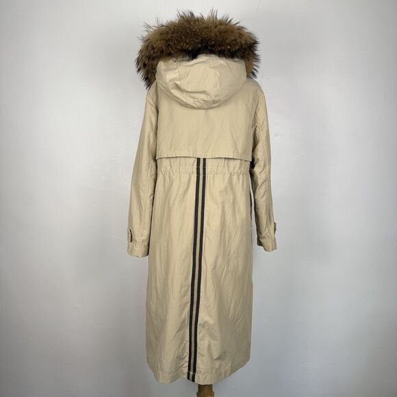 Luxury Parka Coat Real Fur Hood CaesarLeo Collection Russia Style - Picture 3 of 15